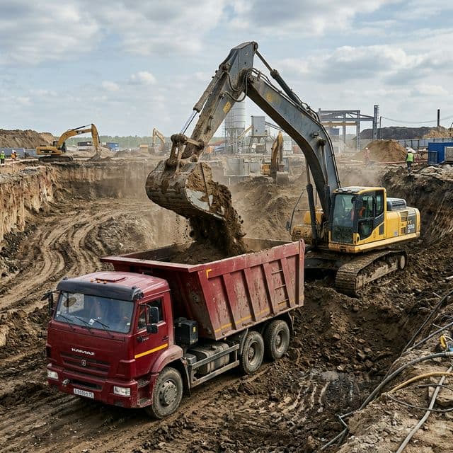 Вывоз грунта