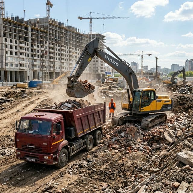 Вывоз строительного мусора